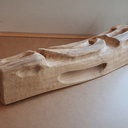 Heureuse planche d'escalade