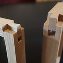 Cadre photo réversible en queues d'aronde