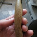 Un p'tit kayak en iroko (récup banc public)