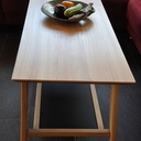 Table basse en mélèze