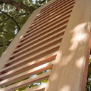 Volets persiennes en bois exotique
