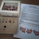 Jeu "le trou du cochon" sapin et chêne