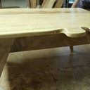 Table basse acacia chêne