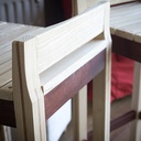 Tabourets haut en frêne