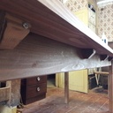 Duo de tables sur son lit de douglas et sa sauce au brou de noix