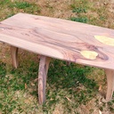Table basse en noyer