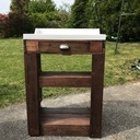 Meuble vasque en bois de palettes