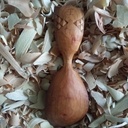 8ème cuillère de 2023 : Cuillère en Cerisier à fleur cuite au four.