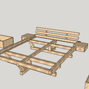 Un lit ben charpenté