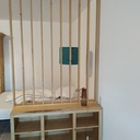 Meuble bas et claustra