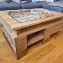 Table basse à l'image de palettes