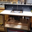 Défonceuse sous table transportable