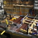 Étagère porte plantes 100 % en orme