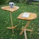 Petites tables feuille avec des chutes