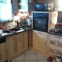 Façades de cuisine en pin