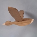 Mobile canard battant des ailes