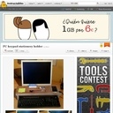 PC keypad stationery holder