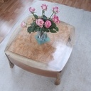 Table basse éléphant et galuchat