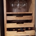 Meuble rangement bouteilles