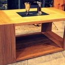 Table basse en chêne massif