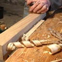 Le test final sur un morceau de frêne