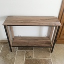 Console bois métal