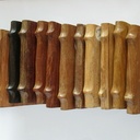 Bilinga, Ebiara, Ébène; Padouk, Sapelli, Doussié; Makoré, Azobé, Andoung; Zebrano, Movingui, Iroko