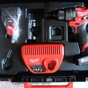 Pack Milwaukee Perceuse à Percussion Chargeur 2 Batteries 6Ah Neuf