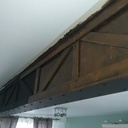 Habillage d'une poutre en acier façon industriel