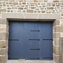 Porte ancienne étable en Douglas