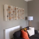 Étagères massif et brillant