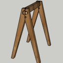 Tréteaux fixes mais démontables