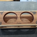 Support gamelle pour animaux de compagnie