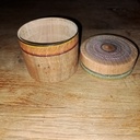 Boite en Orme : trexturage et couleur