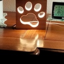 Lampe patte de chien