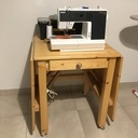 Table de couture pliante