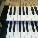 Claviers d'orgue.