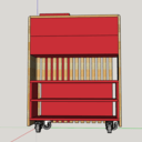 Meuble à chaussures déplaçable