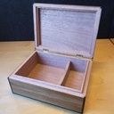 Boite à cigares en zébrano et ébène