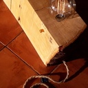 Lampe en Quénétier