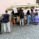 Sérimobile lors d'un atelier à St-Ursanne, juin 2021