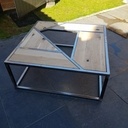 Table basse style industriel