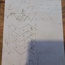 Planche à découper en chevron