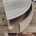 Etagère encoignure pour portable