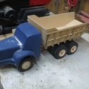 Berliet benne Norev agrandi en bois
