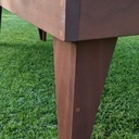 Banc extérieur en mukulungu