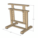 Tréteaux réglables en hauteur