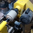 Une sphère creusée et filetée