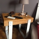 Table de chevet rustique