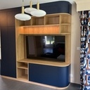 Meuble tv en melaminé